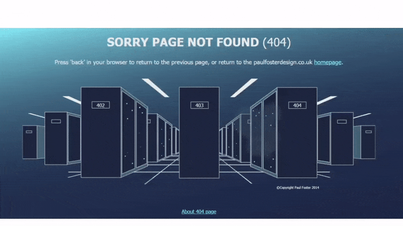 paul foster 404 page