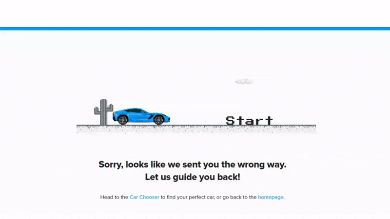 carwow creative 404 page