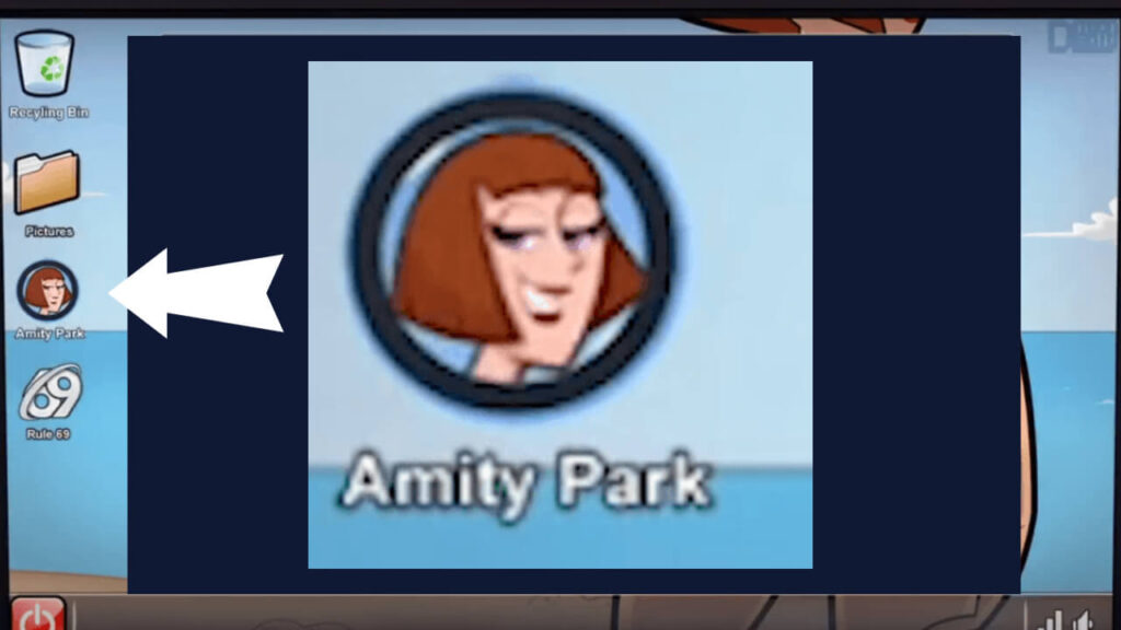 Click Amity park Logo