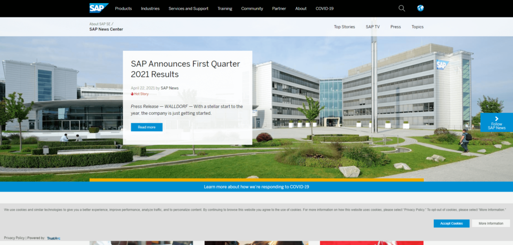 SAP News Center
