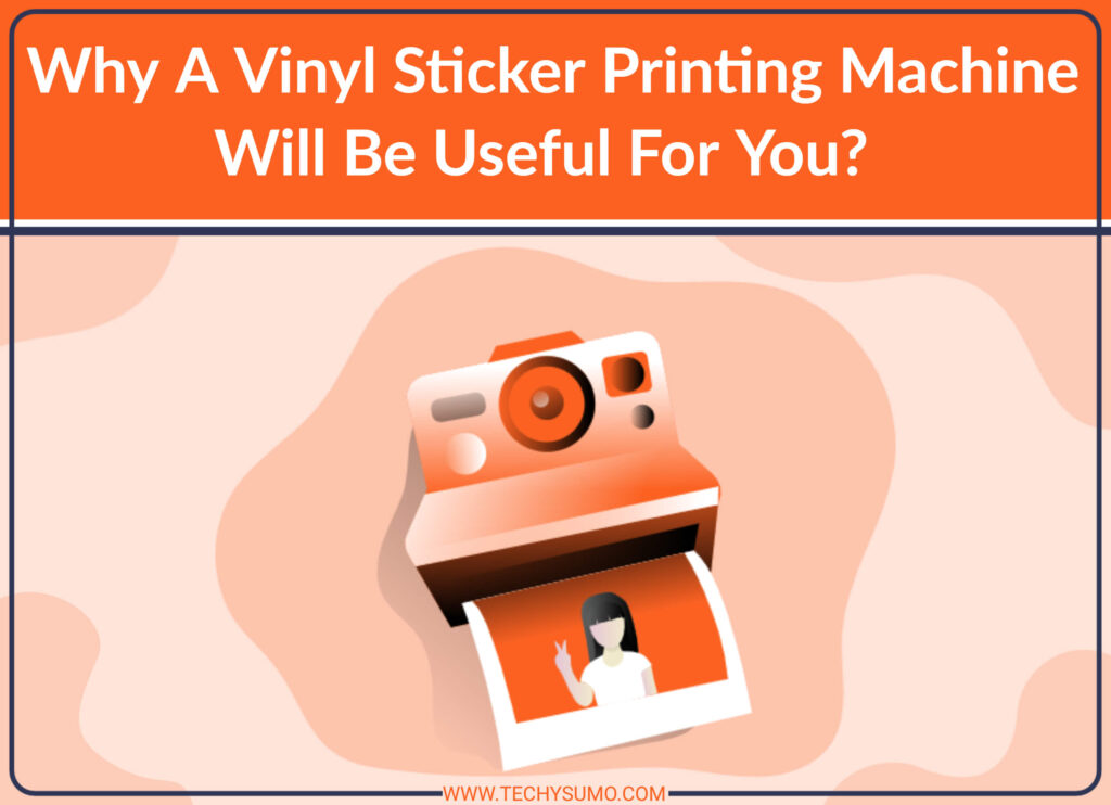 vinyl sticker printing machine
