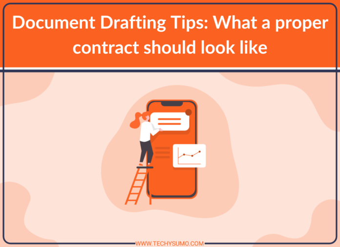 Document Drafting Tips: What a proper contract should look like