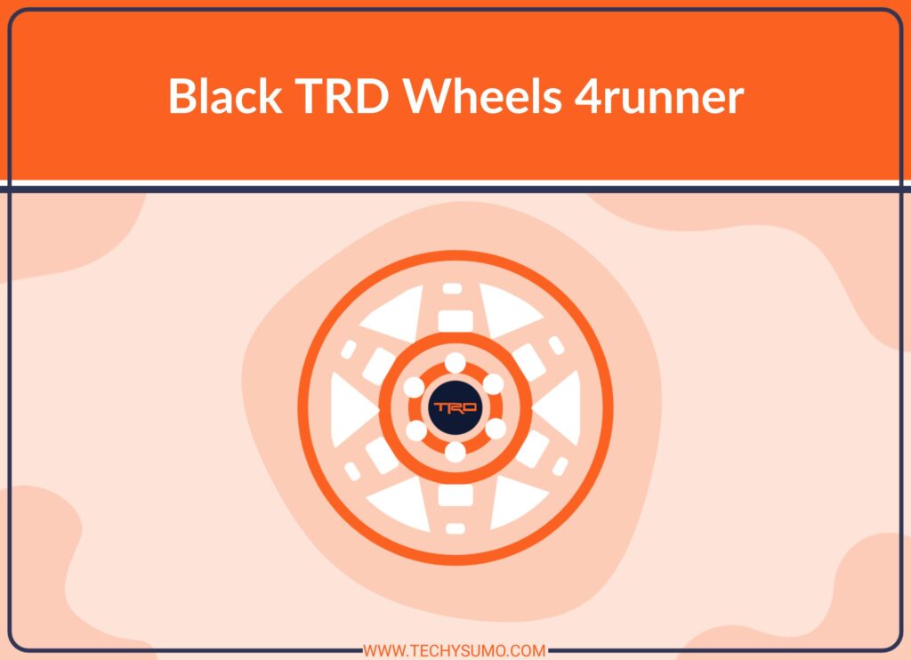 Black TRD Wheels 4runner