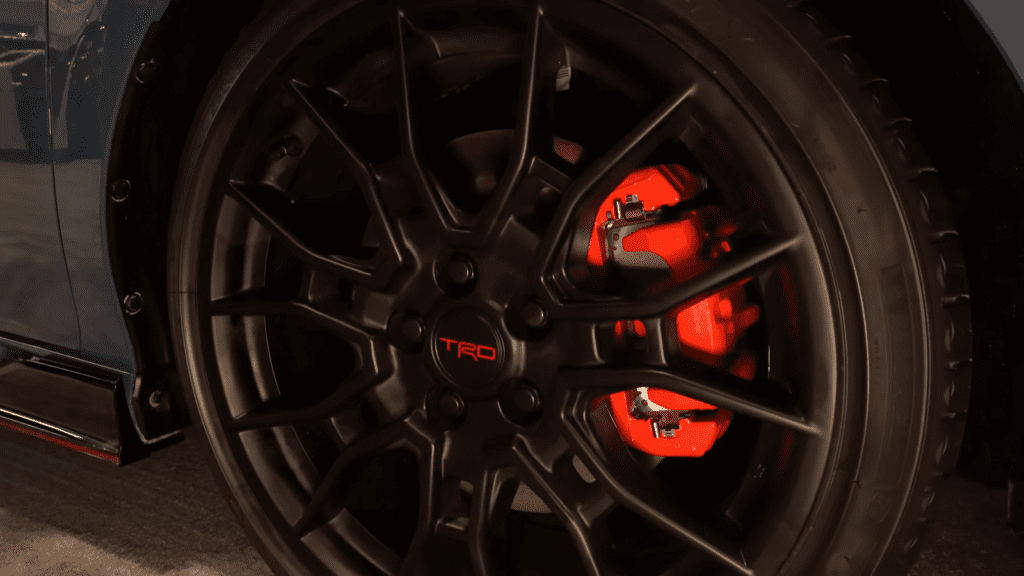 Toyota Camry TRD red calipers