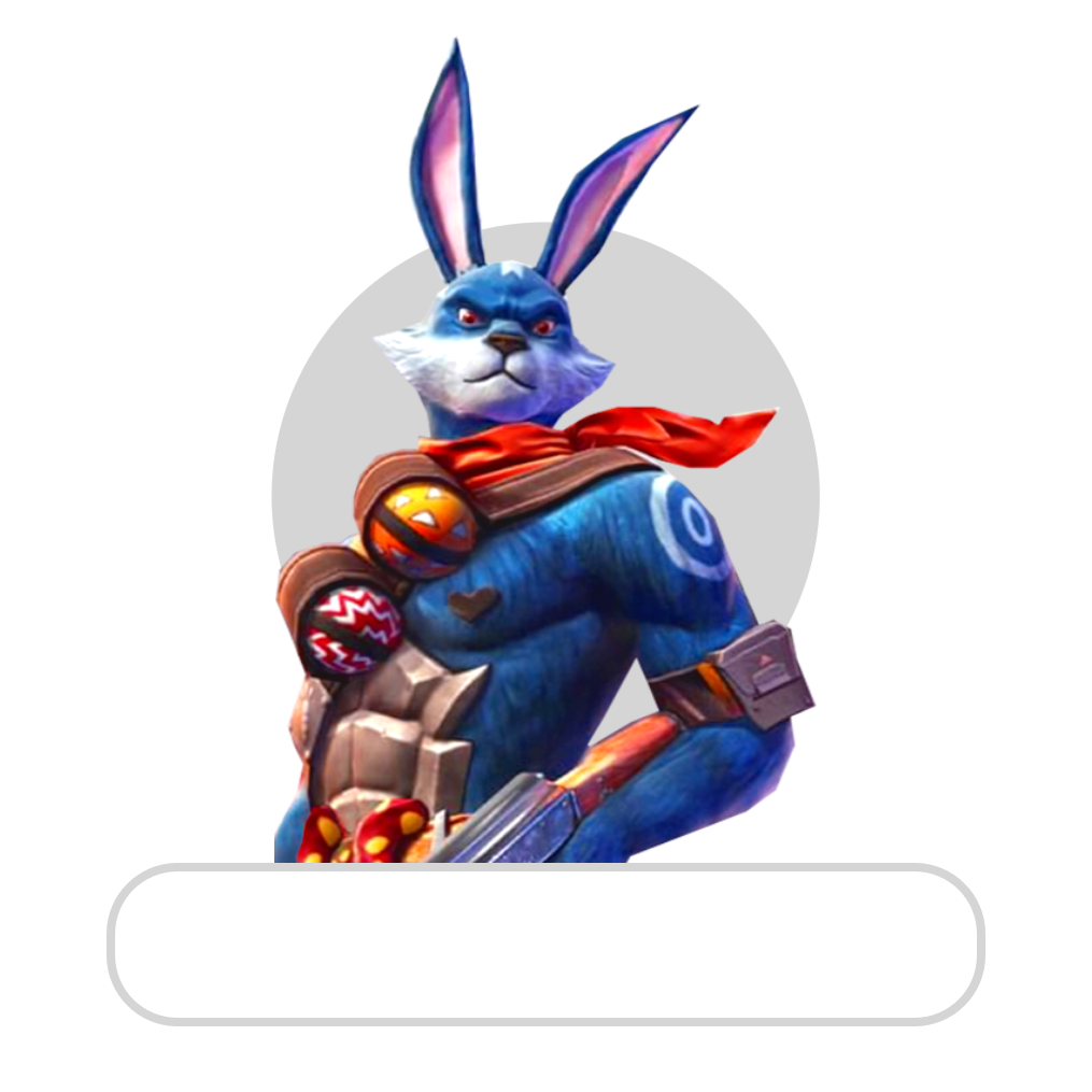 free fire bunny log png