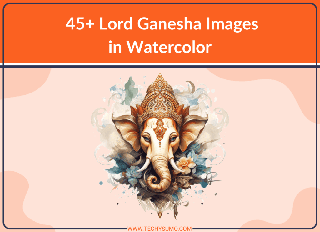 50+ Lord Ganesha Images in Watercolor
