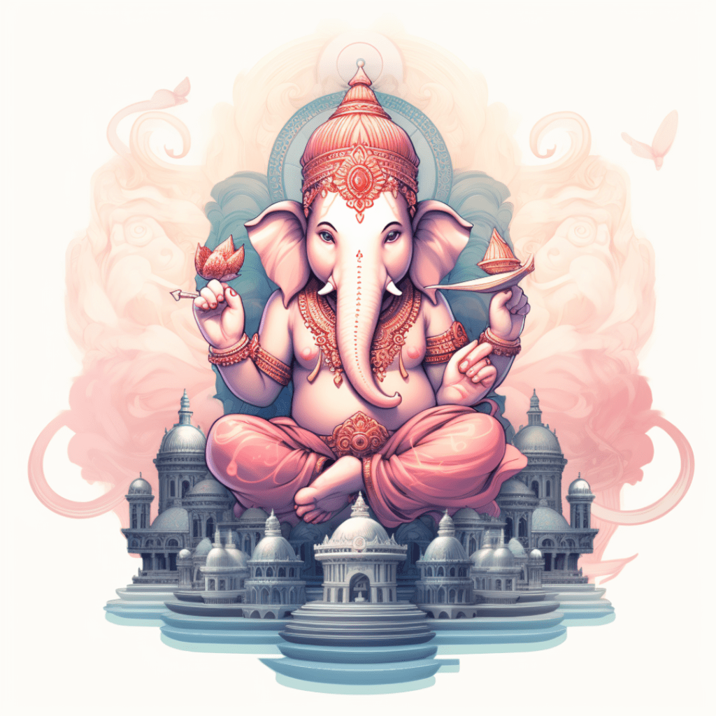 Watercolor Ganpati Bappa