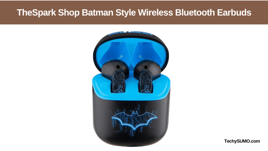 TheSpark Shop Batman Style Wireless Bluetooth Earbuds
