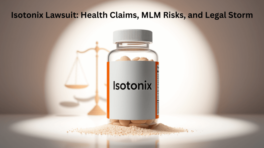 Isotonix Lawsuit Health Claims, MLM Risks, and Legal Storm