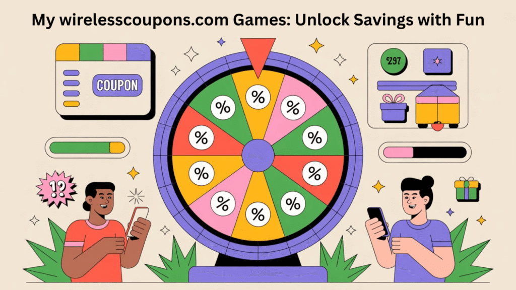 My wirelesscoupons.com Games Unlock Savings with Fun