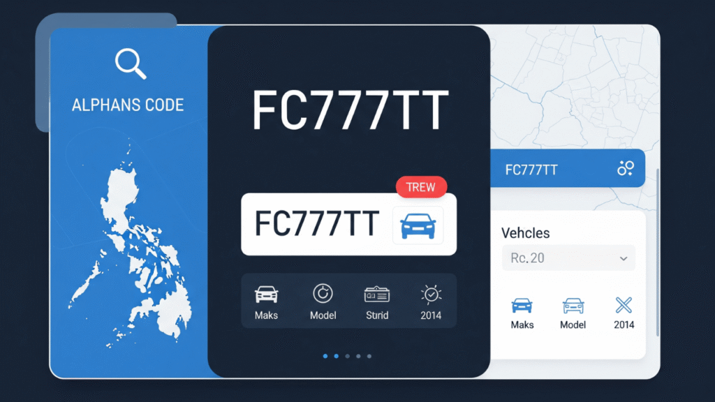 FC777TT License Plate Lookup Vehicle Info in Philippines