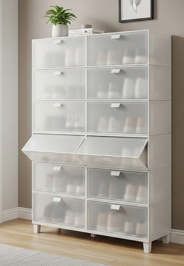 Plastic Shoe Storage Cabinets