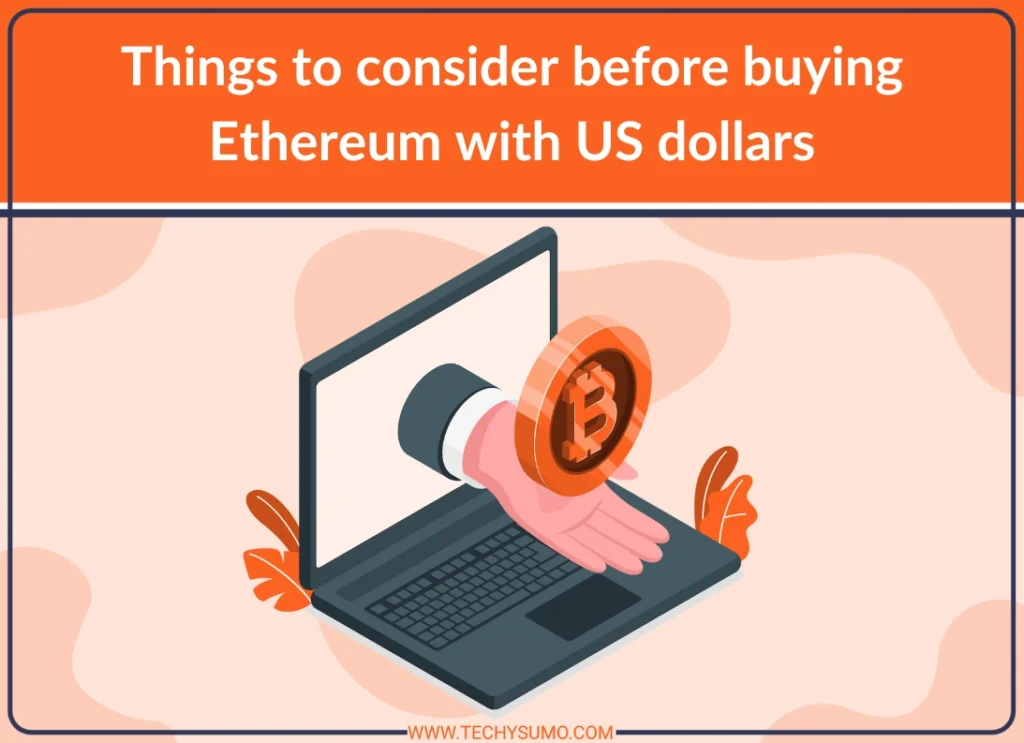 Things to consider before buying ETH with USD