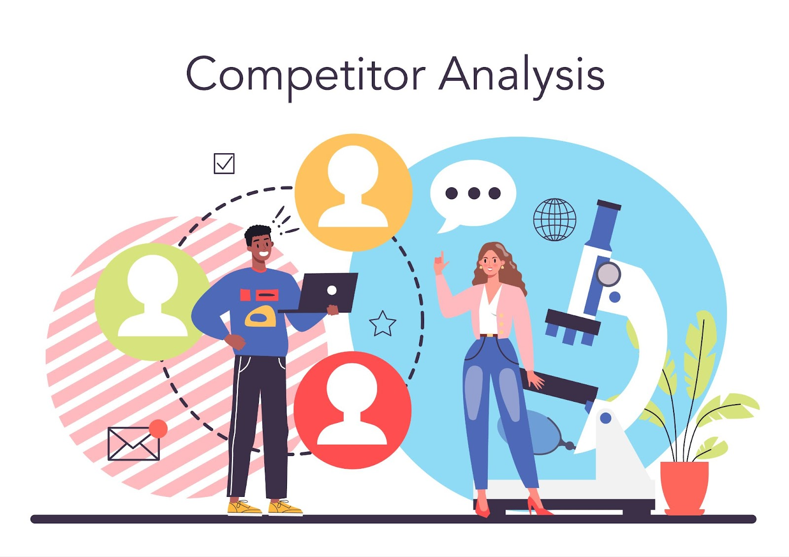 Competitor analysis concept