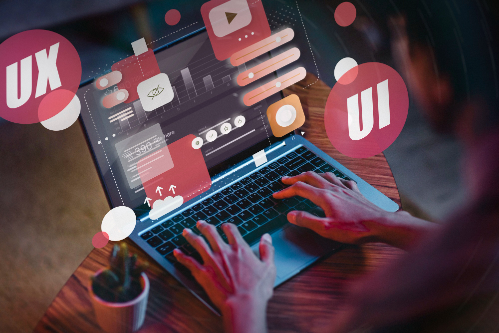 Website design and user experience concept