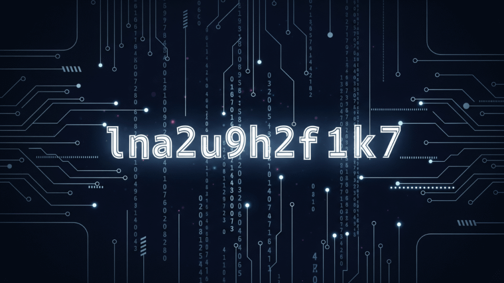 lna2u9h2f1k7 Explained Code, Hash, or Just Digital Noise