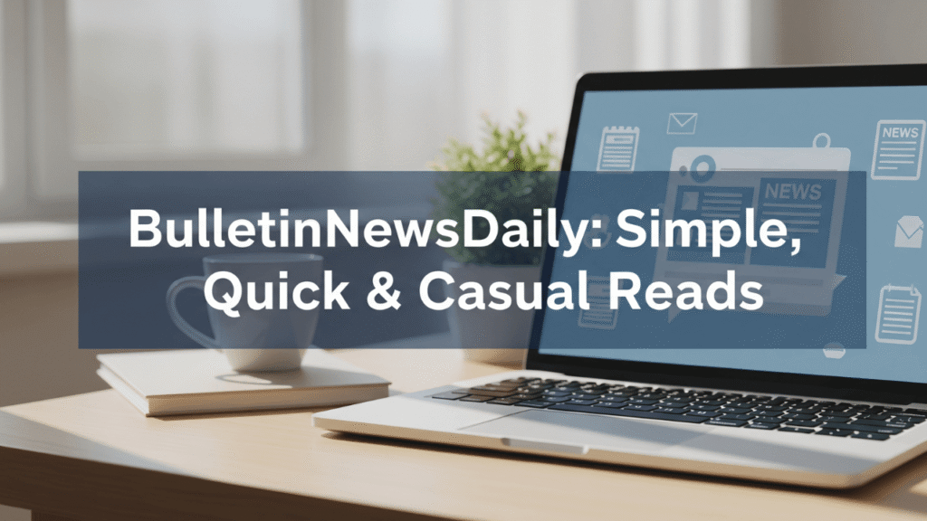 BulletinNewsDaily A Simple Guide for Everyday News Readers