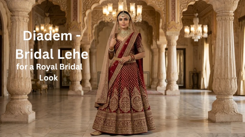 Diadem - Bridal Lehe for a Royal Bridal Look