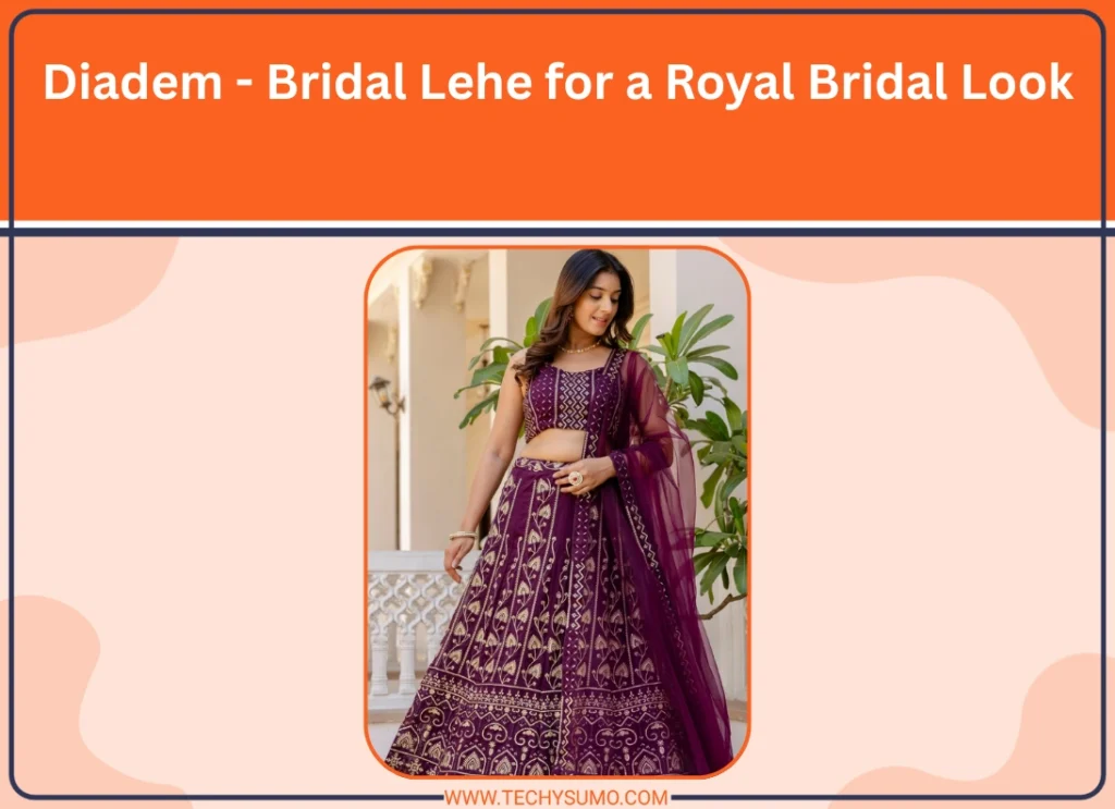 Diadem - Bridal Lehe for a Royal Bridal Look