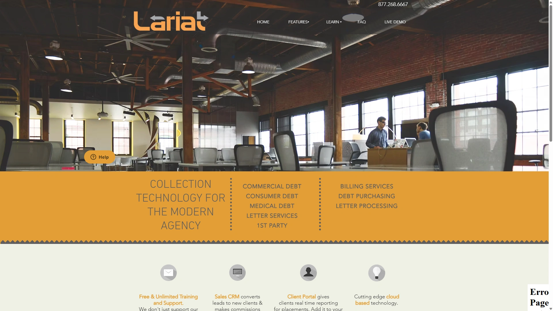 Lariat is a web-based collections platform