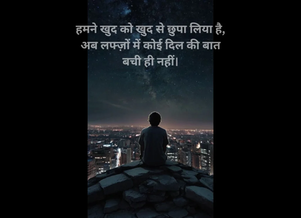 alone sad shayari